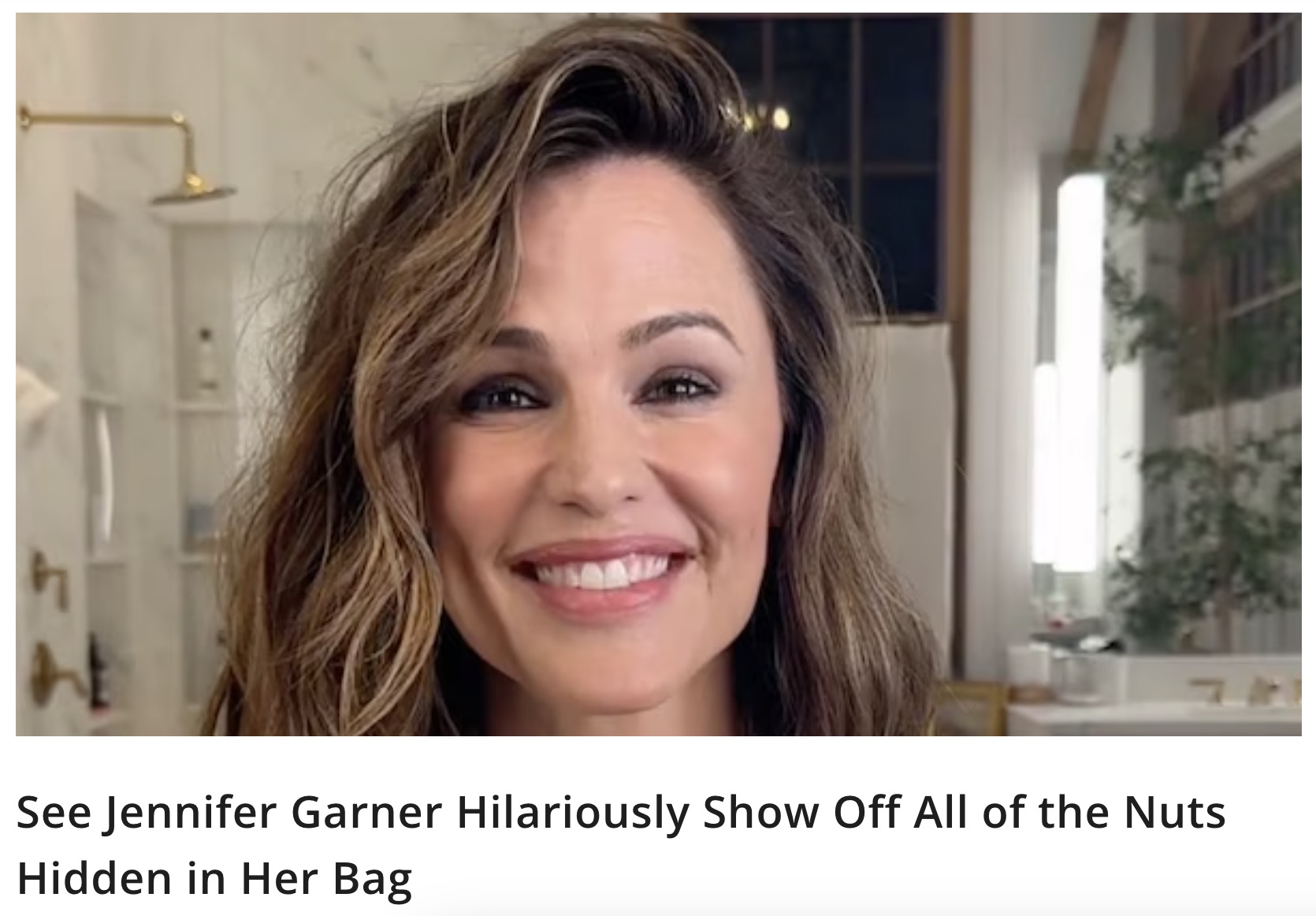 jennifer garner haircut - See Jennifer Garner Hilariously Show Off All of the Nuts Hidden in Her Bag